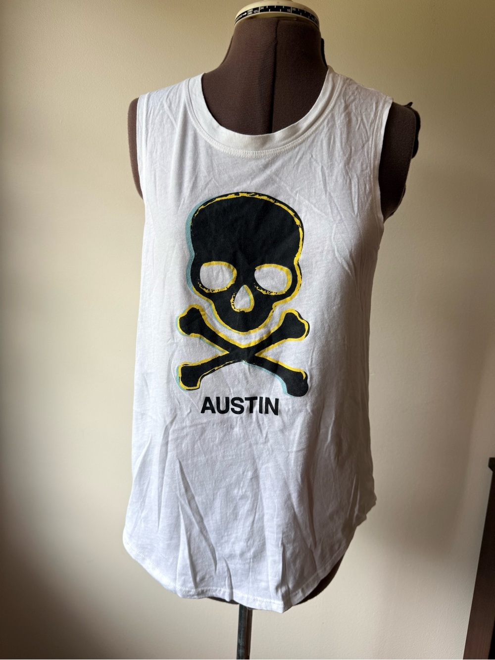 Never Worn soulcycle White Austin Tank